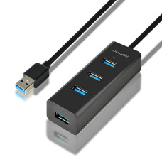 Axagon HUB USB Axagon 1x microUSB  + 4x USB-A 3.0 (HUE-S2BL)