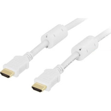 Deltaco Kabel Deltaco HDMI - HDMI 3m biały (HDMI-1030A)