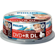 Philips DVD+R DL 8.5 GB 4x 25 sztuk (DR8I8B25F)