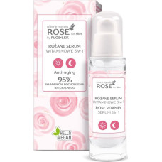 Floslek Rose for Skin Różane Serum witaminowe 3w1 na dzień i noc 30ml