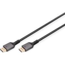 Digitus Kabel Digitus Kabel połączeniowy PREMIUM DisplayPort 8K60Hz UHD DP/DP M/M 2m Czarny