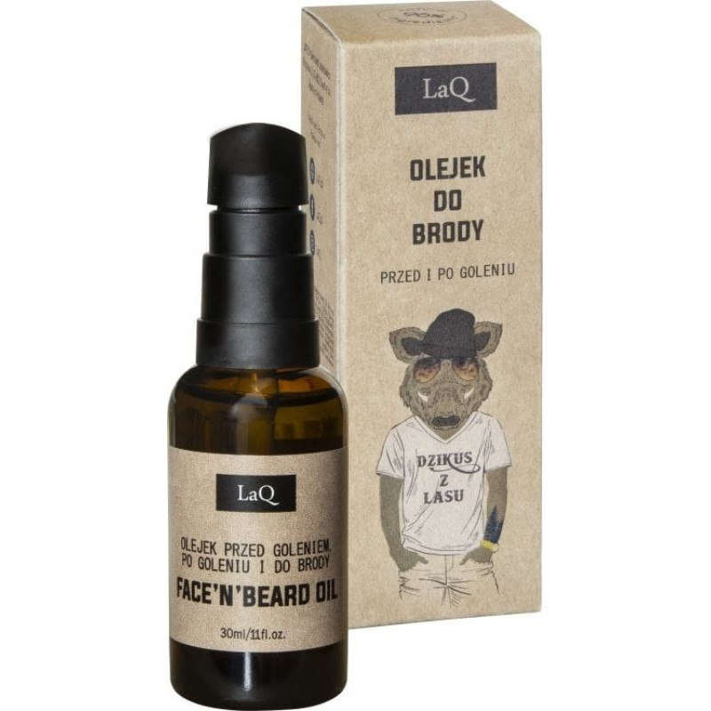 LAQ LAQ_Olejek do brody przed i po goleniu Dzikus z Lasu 30ml