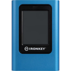 Kingston IronKey Vault Privacy 80 1,92 TB, Externe SSD (blau/schwarz, USB-C 3.2 Gen 1 (5 Gbit/s))