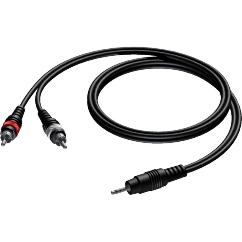 Procab Kabel Procab Jack 3.5mm - RCA (Cinch) x2 10m czarny (CAB711/10)