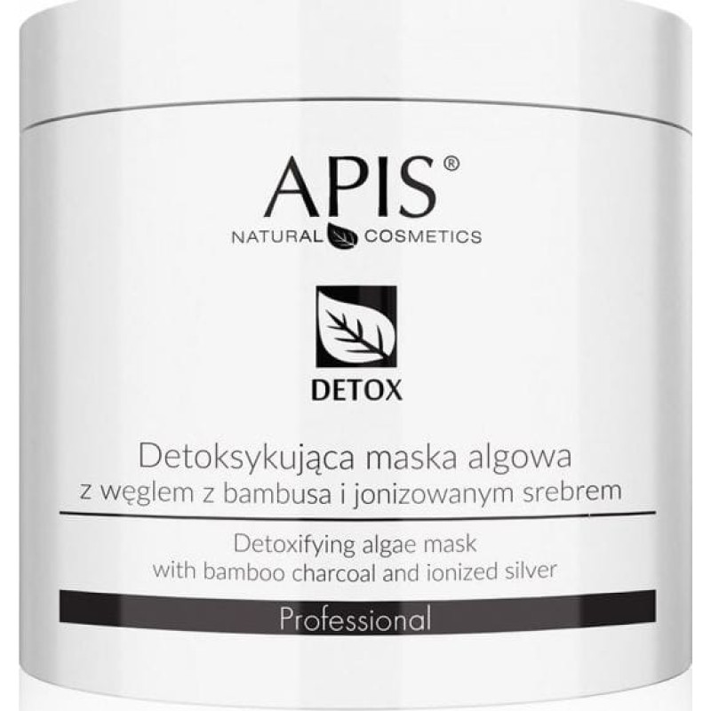 Apis APIS Detox Algae Mask detoksykująca maska algowa z węglem z bambusa i jonizowanym srebrem 200g | DARMOWA DOSTAWA JUŻ OD 250 ZŁ