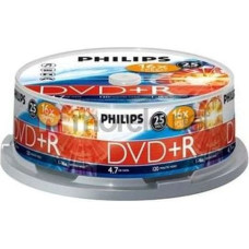 Philips DVD+R 4.7 GB 16x 25 sztuk (DR4SB25F)