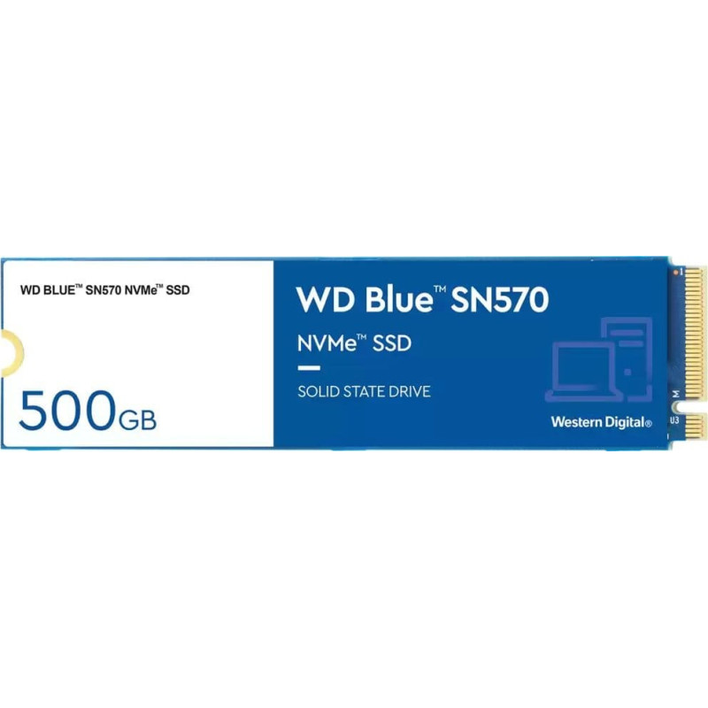 WD Dysk SSD WD Blue SN570 500GB M.2 2280 PCI-E x4 Gen3 NVMe (WDS500G3B0C)