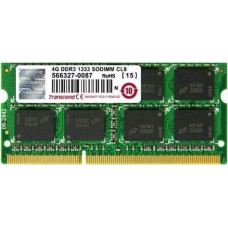 Transcend Pamięć do laptopa Transcend JetRam, SODIMM, DDR3, 4 GB, 1333 MHz, CL9 (JM1333KSN4G)