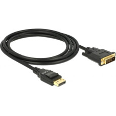 Delock Kabel Delock DisplayPort - DVI-D 2m czarny (85313)