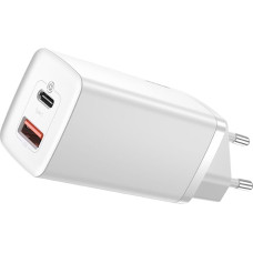 Baseus Ładowarka Baseus GaN Lite 1x USB-A 1x USB-C 3 A (CCGAN2L-B02)