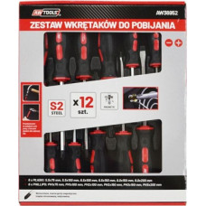 Awtools Zestaw wkrętaków do pobijania 12szt. (AW36952)