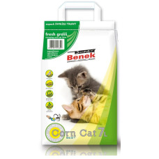 Super Benek Corn Cat Fresh Grass - (Litter Clumping) 7 L   (iizii)