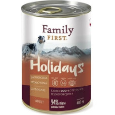 Family First Holiday Adult Lamb, Beef, Potato - Wet dog food 400g