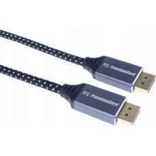 Premiumcord Kabel PremiumCord PREMIUMCORD Kabel DisplayPort 1.4 přípojný kabel, kovové a zlacené konektory, 1m