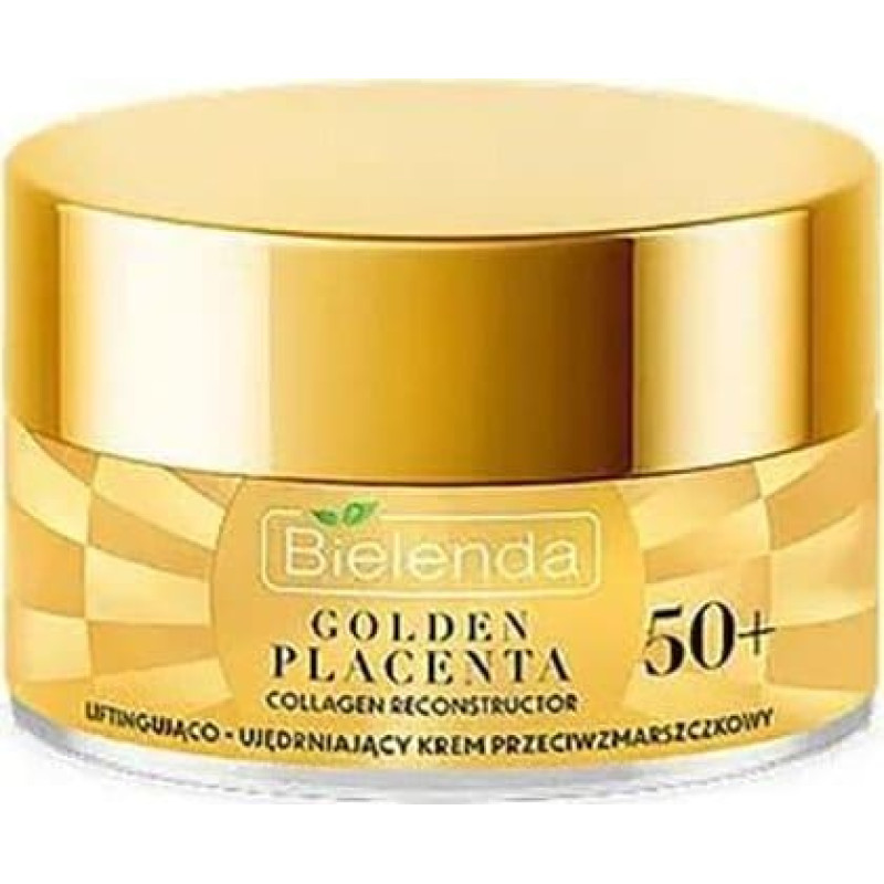 Bielenda Bielenda Golden Placenta 50+ Liftingująco - Ujędrniający Krem przeciwzmarszczkowy na dzień i noc 50ml