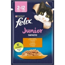 Purina Nestle Felix Fanstastic Junior - wet cat food - 85 g