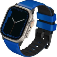 Uniq Pasek UNIQ Linus Apple Watch 4/5/6/7/SE/8/Ultra 44/45/49mm Airosoft Silicone niebieski/racing blue