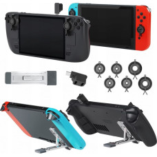 JYS Zestaw Do Steam Deck / Nintendo Switch Oled / Osłony Na Joystick + Adapter Na 2x Type-c + Stojak / Jys-sd015