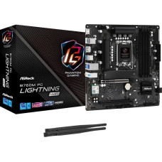 Asrock Płyta główna ASRock ASRock B760M PG Lightning WiFi 1700 mATX HDMI/DP DDR5 retail