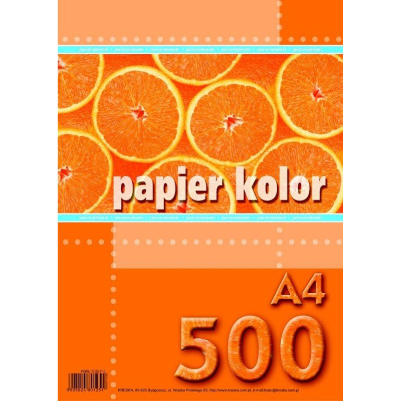 Kreska Papier ksero A4 80g jasnoniebieski 500 arkuszy