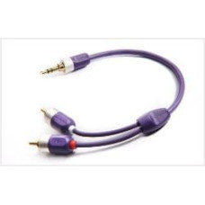 Furutech Adl Kabel Furutech ADL Jack 3.5mm - RCA (Cinch) x2 1.2m fioletowy