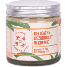 Mydlarnia Cztery Szpaki Delikatny Dezodorant W Kremie Mandarynkowy, 60ml