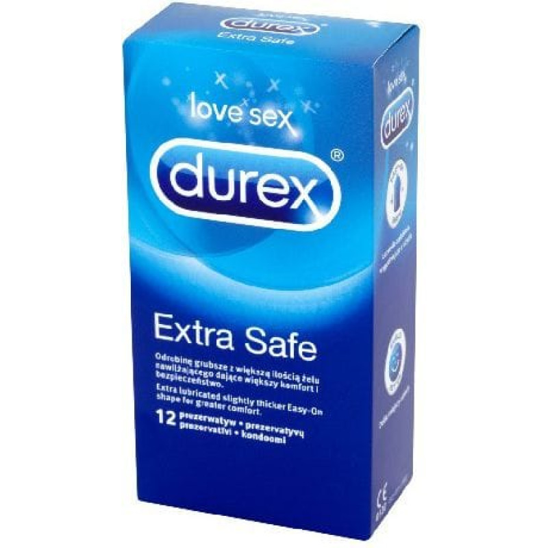 Durex Prezerwatywy Extra Safe 12 szt