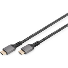 Digitus Kabel Digitus Kabel Premium połączeniowy HDMI 2.1 Ultra HighSpeed 8K60Hz UHD Typ HDMI A/A M/M 3m Czarny