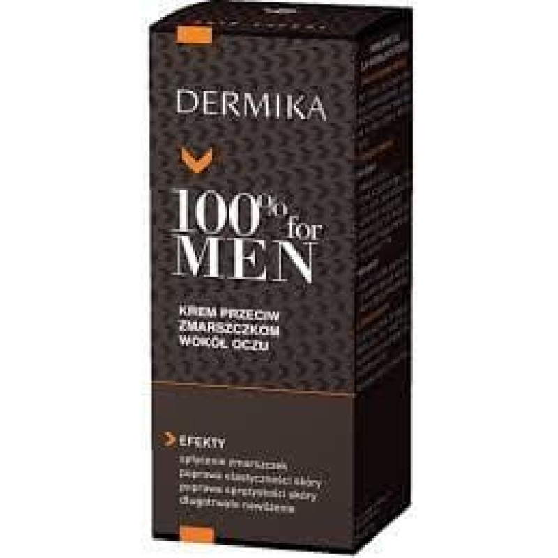 Dermika 100% for Men Krem pod oczy przeciwzmarszczkowy 15ml