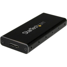 Startech Kieszeń StarTech M.2, USB-C, Czarny (SM21BMU31C3)