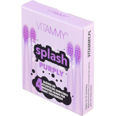 Vitammy Końcówka Vitammy do szczoteczki sonicznej Splash Purply 4szt.