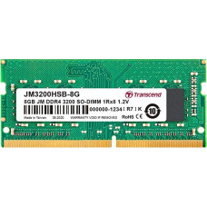 Transcend Pamięć do laptopa Transcend JetRam, SODIMM, DDR4, 8 GB, 3200 MHz, CL22 (JM3200HSB-8G)