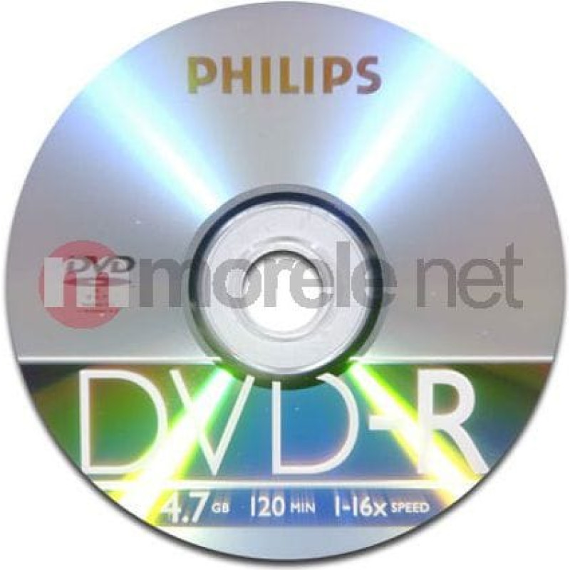 Philips DVD+R 4.7 GB 16x 50 sztuk (DR4S6B50F)