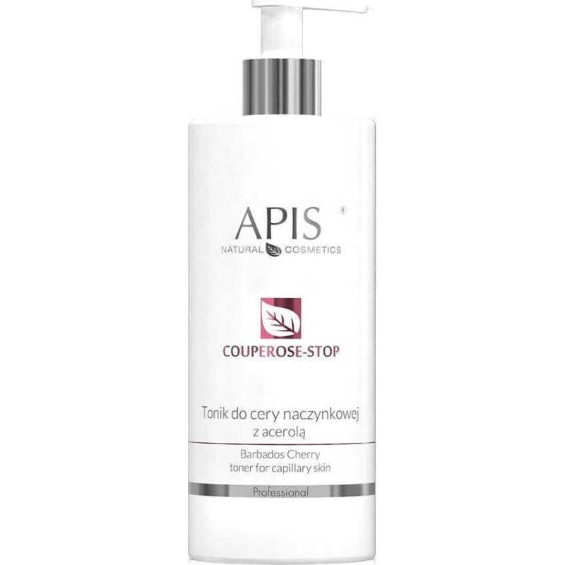 Apis Couperose-Stop Toner tonik do cery naczynkowej z acerolą 500ml