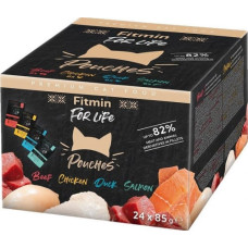 Fitmin Fitmin cat For Life pouch multipack 24x85g