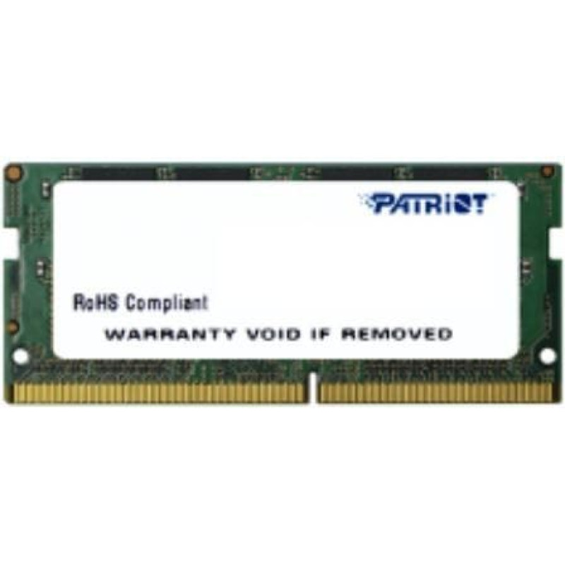 Patriot Pamięć do laptopa Patriot Signature, SODIMM, DDR4, 16 GB, 2400 MHz, CL17 (PSD416G24002S)