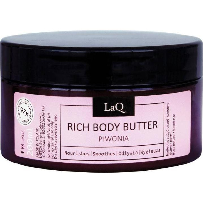 LAQ LAQ_Rich Body Butter bogate masło do ciała 200ml