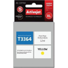 Activejet AE-33YNX ink for Epson printer, Epson 33XL T3364 replacement; Supreme; 12 ml; yellow