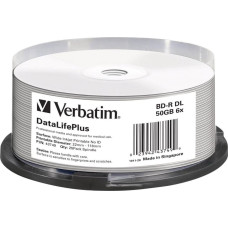 Verbatim BD-R DL 50 GB 6x 25 sztuk (43749)