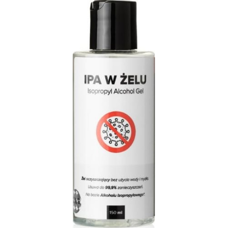 Rr Customs Alkohol izopropylowy w żelu LIVECHEM IPA w żelu 150ml (żel oczyszczający do rąk)