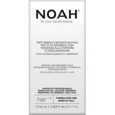 Noah For Your Natural Beauty Bifasic Hair Treatment Vials For Sensitive Scalp That Tends To Dandruff 1.14 dwufazowa kuracja do pielęgnacji włosów wrażliwej skóry głowy i łupieżu 8x5ml