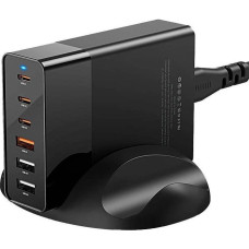 Blitzwolf Ładowarka Blitzwolf Ładowarka sieciowa Blitzwolf BW-S25, 75W, 3x USB + 3x USB-C (czarna)