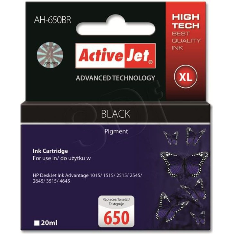 Activejet Tusz Activejet tusz AH-650BR / CZ101AE (black)