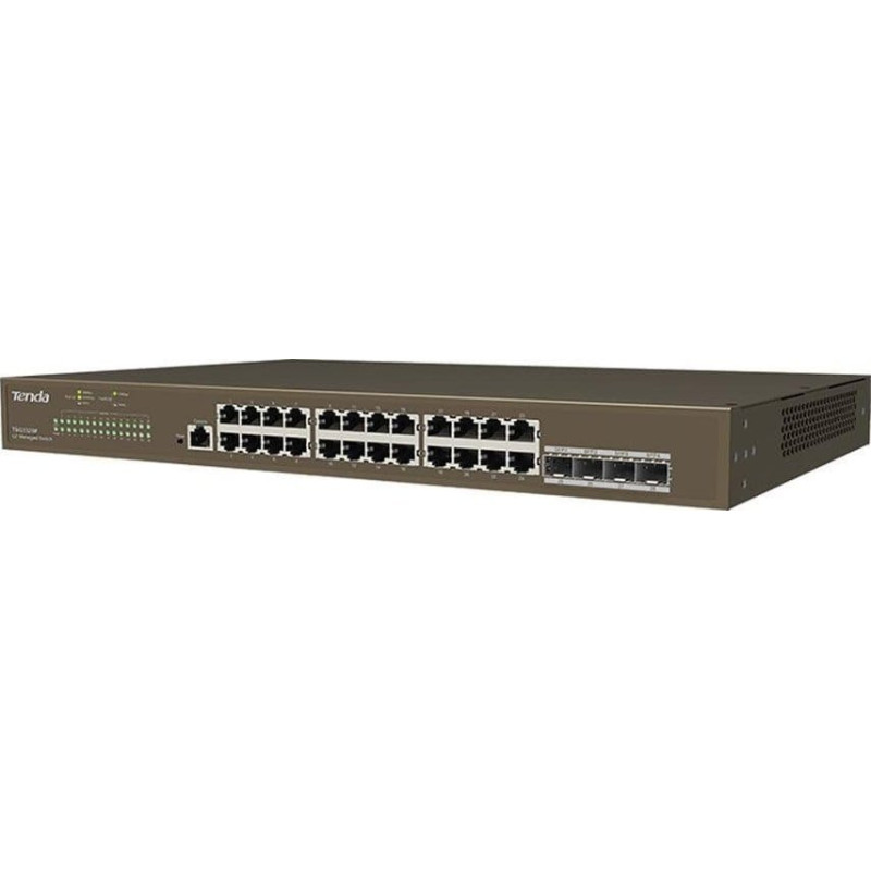 Tenda TEG3328F - L2 Managed Gigabit Switch, 24x RJ45 10/100/1000 Mb/s, 4x SFP 1 Gb/s