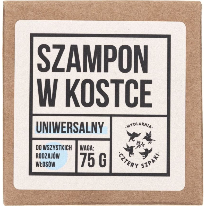 Mydlarnia Cztery Szpaki Cztery Szpaki Szampon w kostce - 75 g