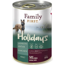 Family First Holiday Adult Lamb, Rabbit, Carrot - Wet dog food - 400g