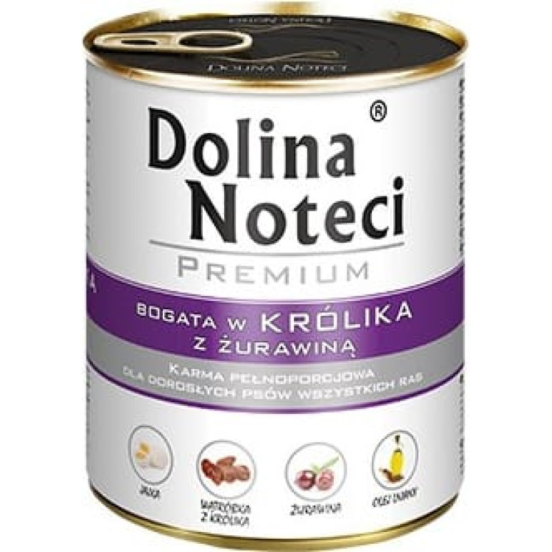 Dolina Noteci 5902921300052 dogs moist food Beef, Cranberry, Pork, Rabbit Adult 800 g