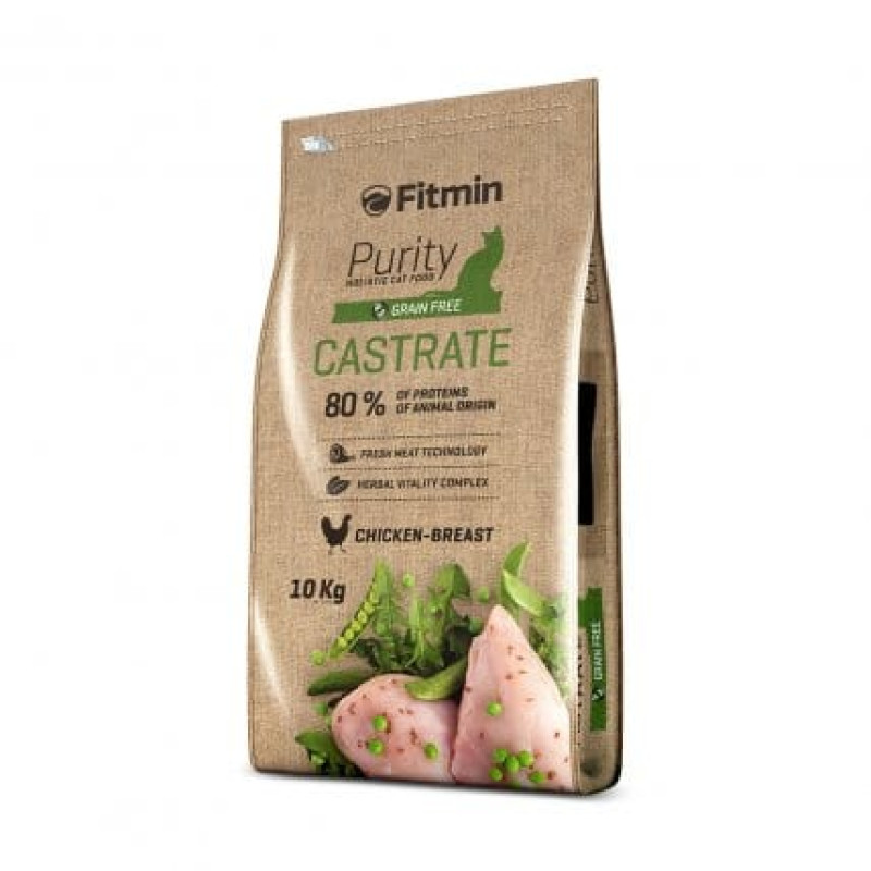 Fitmin Purity Castrate cats dry food 10 kg Adult