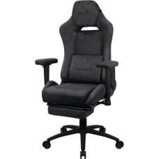 Aerocool ROYALSLATEGR Premium Ergonomic Gaming Chair Legrests Aerosuede Technology Grey