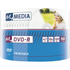 Verbatim My Media DVD-R Wide Silver Inkjet Printable No ID Brand